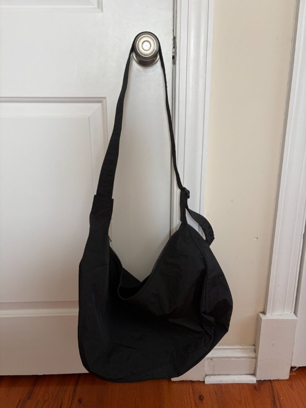Large Nylon Crescent Bag - Picture 3 of 3